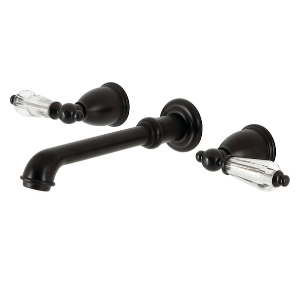 Kingston Brass Wall Mount Tub Faucet, Matte Black KS7020WLL - main